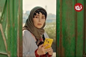 عکس| سفر در زمان؛ «روژان» در پشت صحنه سریال نون خ 5؛ سال 1403