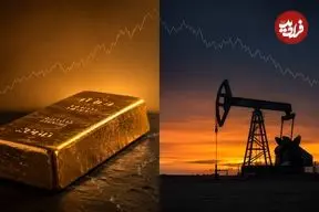 قیمت انس جهانی طلا، نقره و نفت امروز دوشنبه 15 تیر 1405