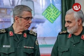 عکس؛ سفر به تاریخ؛ «سرلشکر باقری» در شهر حلب سوریه در زمان جنگ با داعش؛ سال 96
