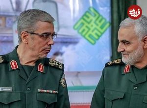 عکس؛ سفر به تاریخ؛ «سرلشکر باقری» در شهر حلب سوریه در زمان جنگ با داعش؛ سال 96