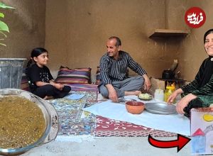 ببینید؛ غذای روستایی در ایران؛ پخت عدسی به روشی سنتی
