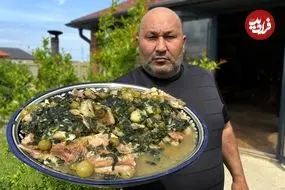 ببینید| غذای روستایی در روسیه؛ پخت ماهی به روش ایرانی ها توسط زوج داغستانی