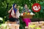 ببینید| غذای روستایی در ایران؛ تهیه دلمه و پخت نان روی ساج