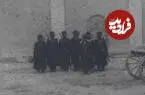 عکس| سفر زمان؛ توپخانه شهر سرخس با شش توپ جنگی؛ 140 سال قبل