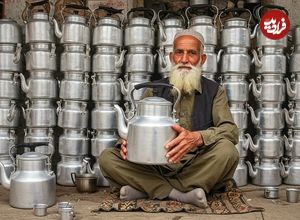 ببینید| مراحل تماشایی تولید کتری از طریق بازیافت ضایعات آلومینیومی در پاکستان