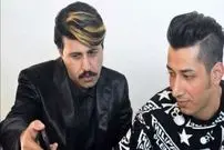 عکس| سفر زمان؛ «رحمت» (سریال پایتخت) با «شاخ» در پشت‌صحنۀ «آهوی پیشونی سفید»