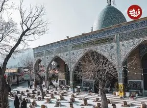 عکس| سفر زمان؛ نمایی از «امامزاده قاسم» و طبیعت گلاب دره تهران؛ سال 1320