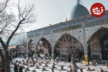 عکس| سفر زمان؛ نمایی از «امامزاده قاسم» و طبیعت گلاب دره تهران؛ سال 1320