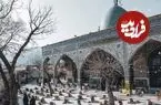 عکس| سفر زمان؛ نمایی از «امامزاده قاسم» و طبیعت گلاب دره تهران؛ سال 1320