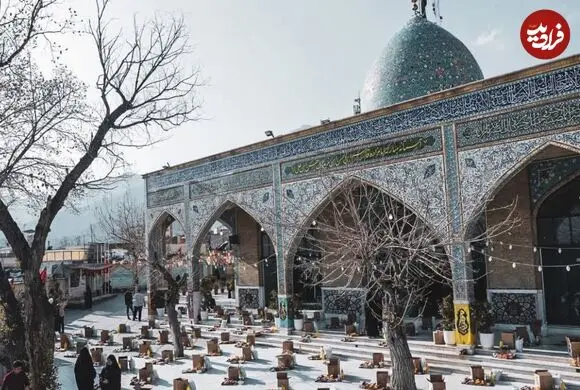 عکس| سفر زمان؛ نمایی از «امامزاده قاسم» و طبیعت گلاب دره تهران؛ سال 1320