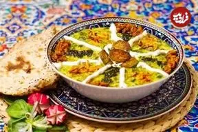 آش سبزی آبادانی اصیل و جاافتاده برای سفره افطار