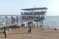 عکس| سفر به ایران قدیم؛ پلاژ افسران شهربانی ساحل فرح آباد ساری؛ سال 1348