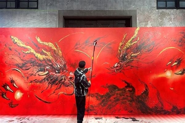 تصاویر؛ هنر خیابانی چین؛ از دیروز تا امروز؛ استفاده‌ای که در کشور اژدها از دیوار می‌کنند