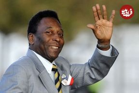 عکس| سفر در زمان؛ «پله» در حال نوشیدن قهوه در 20 سالگی؛ سال 1338