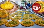 ببینید؛ غذای خیابانی در ایران؛ مراحل تماشایی تهیه سوهان در قم