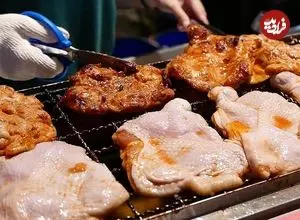 ببینید| غذای خیابانی در تایوان؛ مرغ سوخاری با پنیر و فلفل تند در تایپه