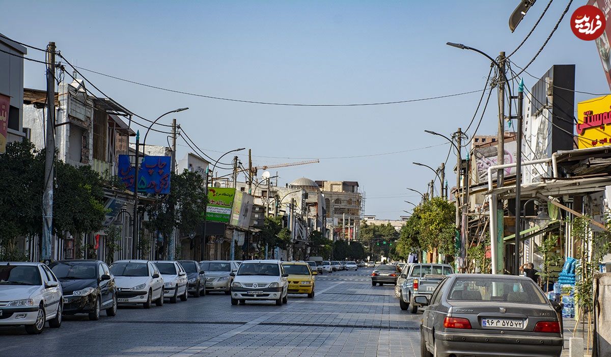 (عکس) سفر به ایران قدیم؛ چشم اندازی از شهر بابلسر وقتی خلوت بود؛ در دهه 20