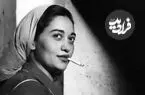 عکس| سفر زمان؛ «مرضیه» خواننده قبل انقلاب در حیاط خانه اش در تهران؛ دهه 50