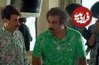 عکس| سفر زمان؛ «محسن تنابنده» در حال استراحت در بالن و در پشت صحنه پایتخت 5؛ سال 96