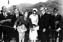 تصاویر؛ سفر در زمان؛ «سد فرحناز» با حضور محمدرضا شاه و پسرانش افتتاح شد! 