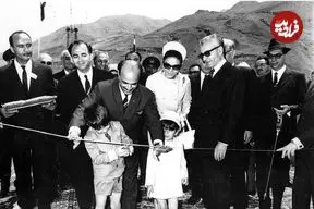 تصاویر؛ سفر در زمان؛ «سد فرحناز» با حضور محمدرضا شاه و پسرانش افتتاح شد! 