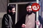 عکس؛ سفر در زمان؛ «محسن رضایی در لباس نظامی در کنار سیداحمد خمینی؛ دهه 60