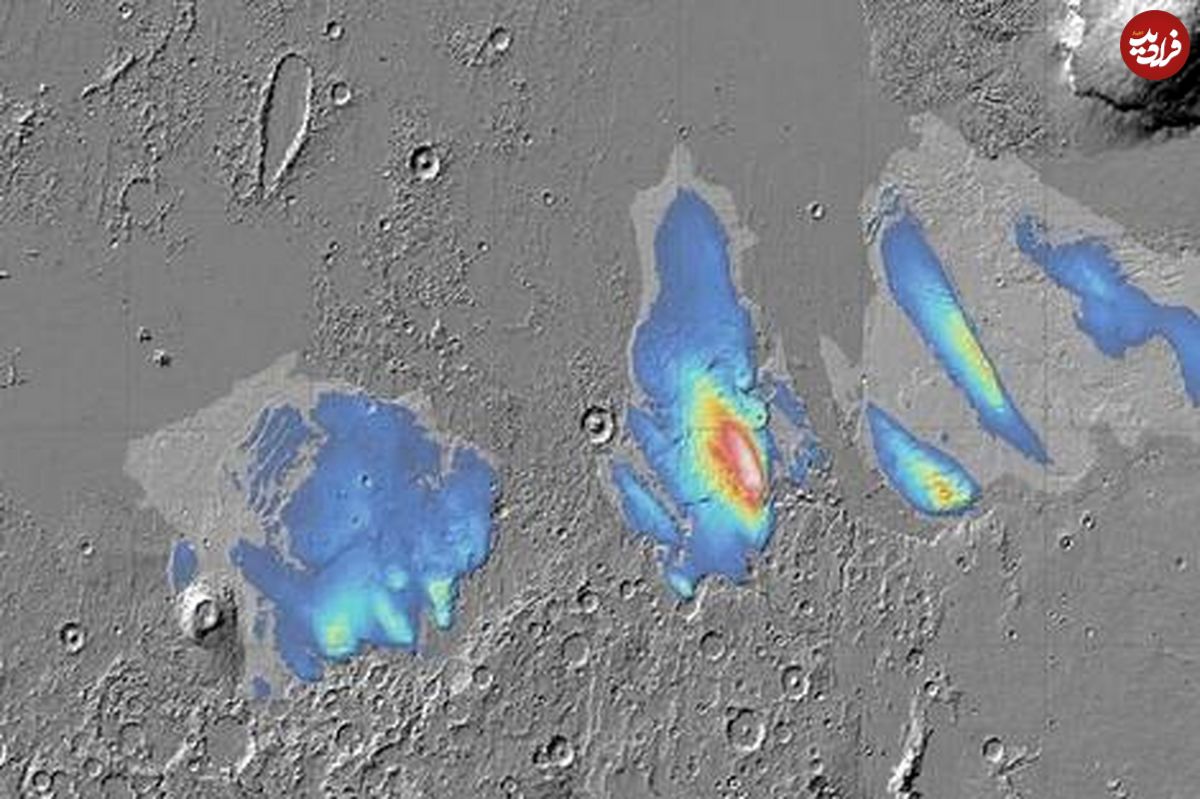 (عکس) کشف یخ‌آب جدید در مریخ که دریای سرخ زمین را پر می‌کند