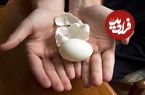 (ویدئو) بهترین و سریع ترین روش پوست کندن تخم مرغ آب پز در 9 ثانیه