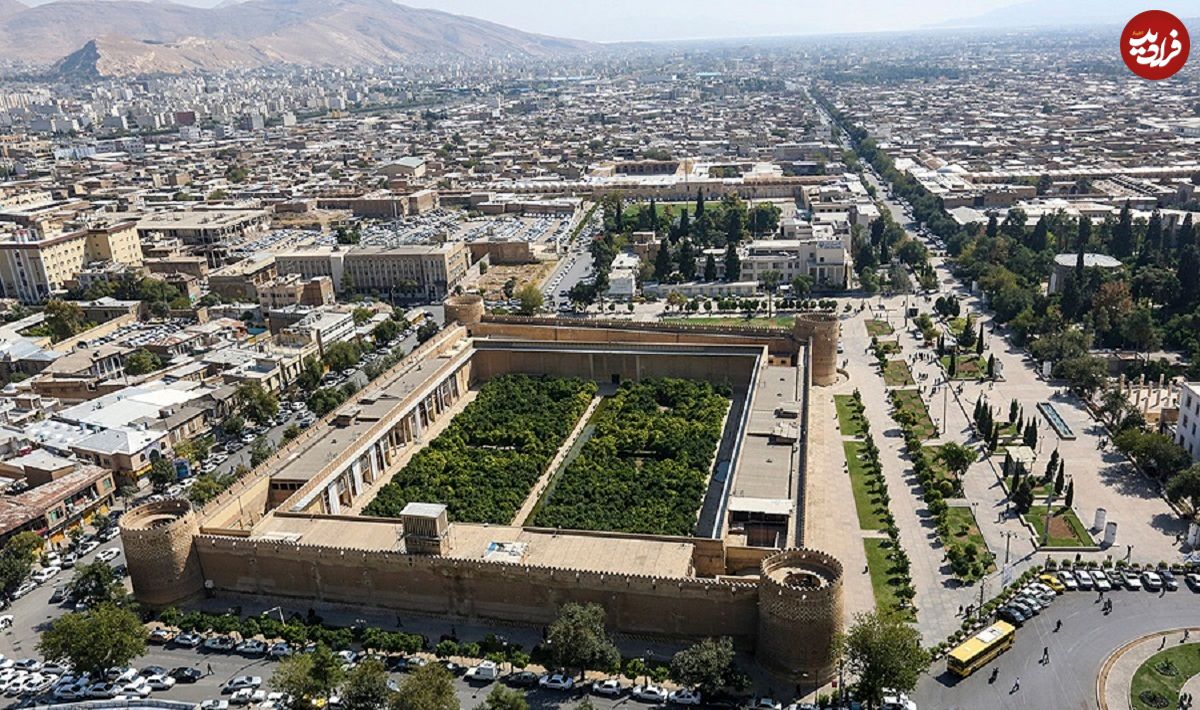 (عکس) ایران قدیم؛ دورنمایی از «شهر شیراز» در دهه 1280 هجری شمسی
