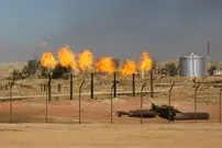 تصاویر؛ انفجار یک پالایشگاه نفتی در شمال عراق