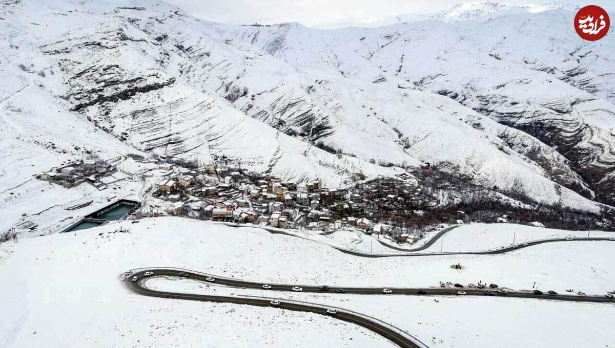 (ویدئو) ارتفاع حیرت‌انگیز برف در گردنه ژالانه کردستان 