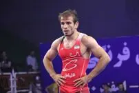 (ویدیو) حرکت جالب ملی پوش کشتی فرنگی ایران و توصیف گزارشگر