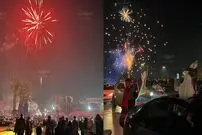 (ویدئو) جشن سال نو بدون بشار اسد در دمشق