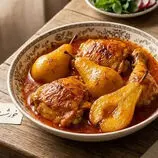 طرز تهیه خورشت گلابی با مرغ؛ خوش‌عطر و مجلسی