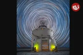 عکس روز ناسا از چرخش آسمان