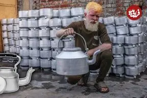 ببینید| فرآیند تماشایی بازیافت ضایعات آلومینیوم و تولید کتری با آن ها در پاکستان