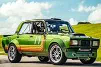 ببینید| تبدیل لادای کلاسیک به هیولای جاده؛ تجهیز خودروی شوروی به موتور ۲JZ 