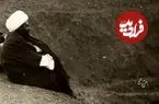 عکس| سفر به ایران قدیم؛ دو روحانی در حال استراحت در کنار یک جاده در دوران قاجار
