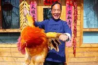 ببینید| غذای روستایی در چین؛ پخت یک غذای سنتی با گوشت خروس