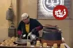 عکس| سفر به ایران قدیم؛ «بستنی فروش دوره گرد» در خیابان های تهران؛ سال 55