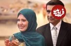 عکس؛ سفر زمان؛ «طوبی هامون» (سریال طوبی) با پسر کوچکش در لحظۀ دریافت «سیمرغ بلورین»