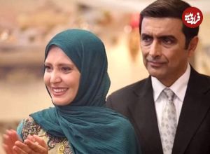عکس؛ سفر زمان؛ «طوبی هامون» (سریال طوبی) با پسر کوچکش در لحظۀ دریافت «سیمرغ بلورین»