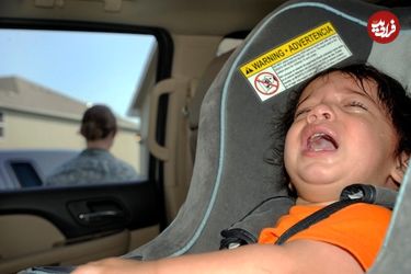 ببینید؛ لحظات نفس‌گیر نجات یک نوزاد از خودروی واژگون شده