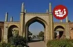 عکس| سفر زمان؛ «قاطرها با بار الوار» در حال عبور از دروازه قزوین تهران؛ 140 سال قبل