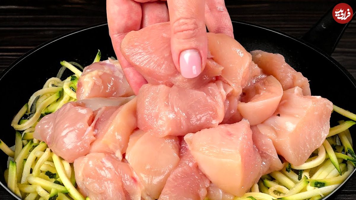ببینید؛ دستور پخت یک شام خوشمزه اسپانیایی با 3 عدد فیله مرغ