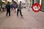 عکس؛ هنر خیابانی؛ خلاقیت استثنایی هنرمندی که از «سنگفرش پیاده‌رو» یک «گنج بزرگ» بیرون آورده است