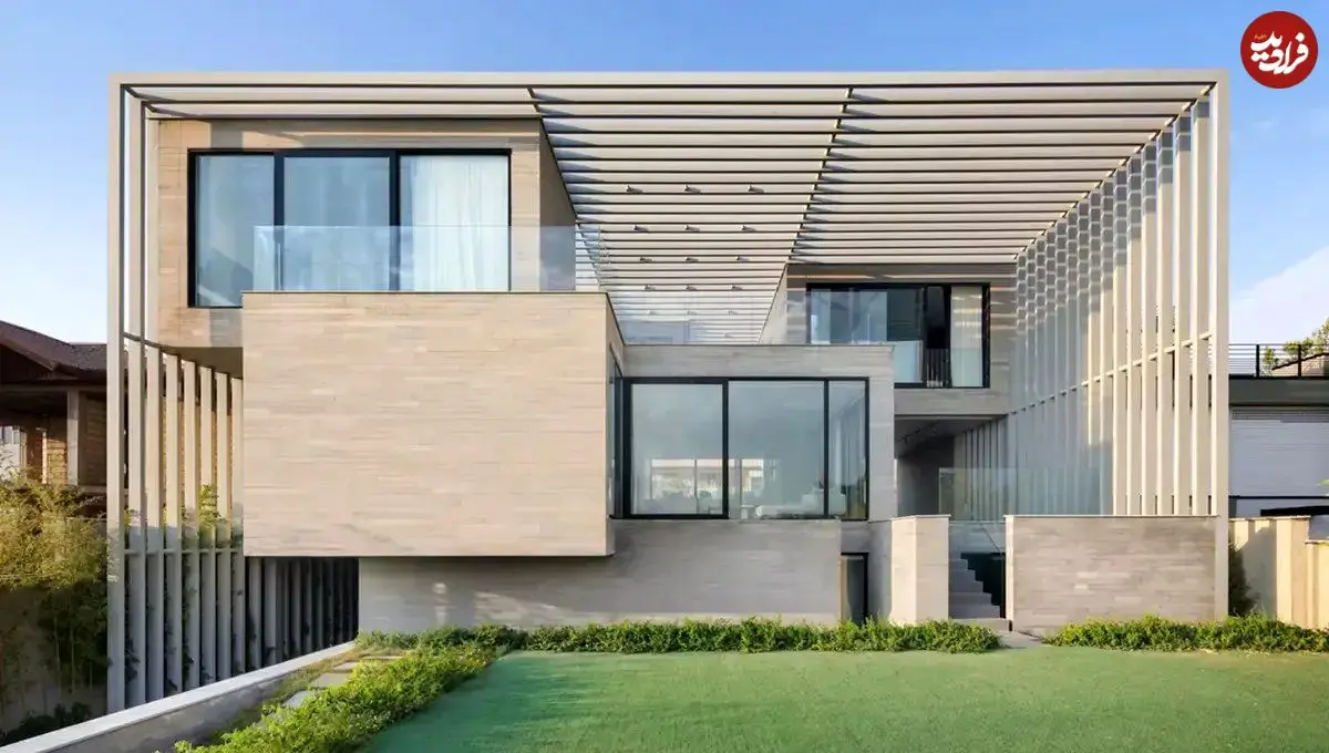 تصاویر؛ «ویلای شماره ۱۳» ؛ معماری خاص و سرسبز در شهرک زعفرانیه