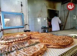 عکس| سفر به ایران قدیم؛ تصویری از یک «نانوایی» در ایران در زمان مظفرالدین شاه