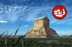 عکس؛ سفر به تاریخ؛ نقاشی 185 ساله از «مقبرۀ کوروش کبیر» که جهانگرد فرانسوی کشید