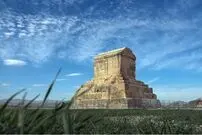 عکس؛ سفر به تاریخ؛ نقاشی 185 ساله از «مقبرۀ کوروش کبیر» که جهانگرد فرانسوی کشید